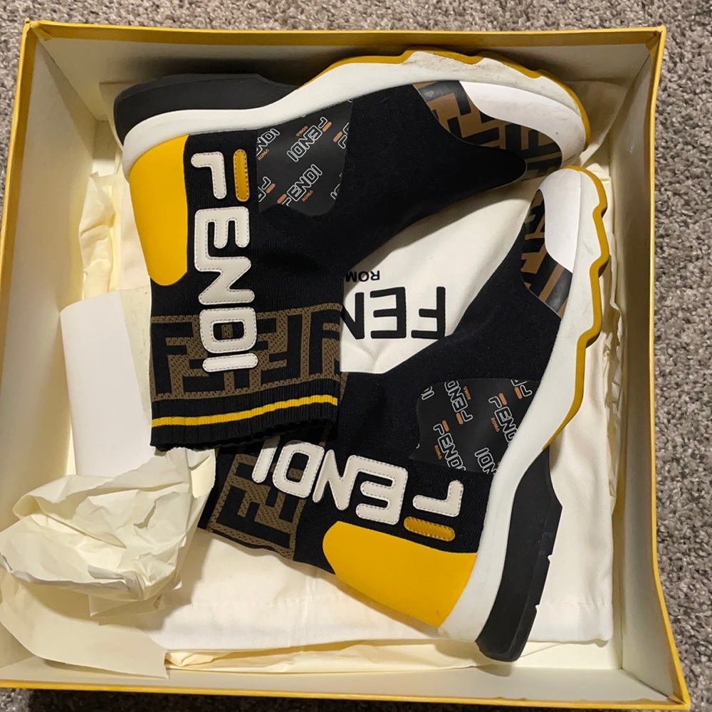 Fendi x fila sock sneakers